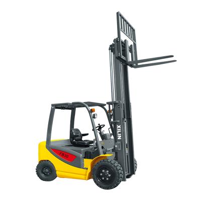 China Hotel Xilin 1500/3000/3500kgs 1.5t 3t 3.5t 3300/6600/7700lbs 4 Wheel Electric Forklift for sale