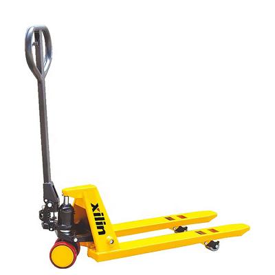 China Hotels Xilin 500kgs 0.5ton Capacity Mini Pallet Jack Hydraulic Hand Pallet Truck for sale