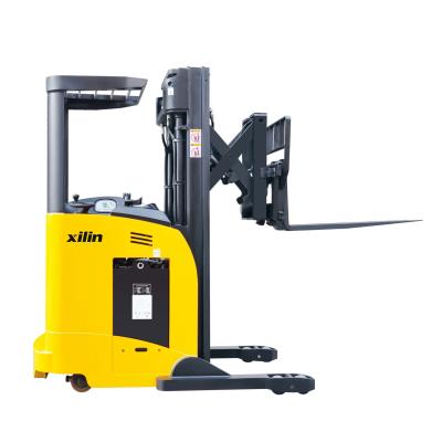 China Hotels Xilin Max. Lift Height 6.5m Capacity 1800kgs 3970lbs Single Scissor Forklift Electric Fork Reach Truck for sale