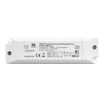 China 12W Durable Plastic Triac Constant Current 200-240V Smoothy Dimming Driver for sale