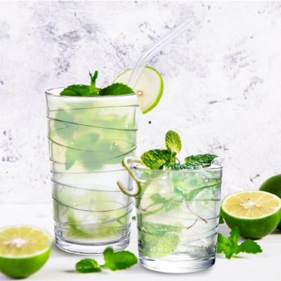 China Creative Design Viable Wholesale Crystal Wine Juice Glass Cup Embossed Drinking Tumbler for sale