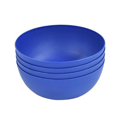 China Disposable Plastic Bowl Set 4 Pcs Kitchen Plastic Bowl Salad Soft Plastic Bowl for sale