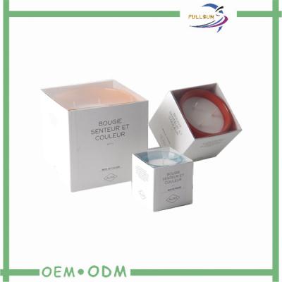 China Paper Cardboard Candle Boxes Luxury Small Gift Packaging Boxes for sale