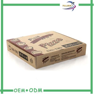 China Eco - diseño acanalado amistoso del OEM de la caja de la pizza del papel de caja de papel en venta