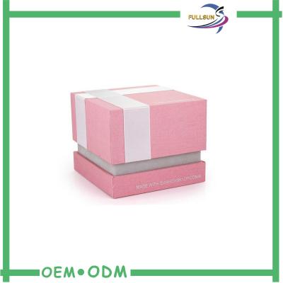 China Customized Pink Unique Cardboard Jewelry Boxes Offset Printing for sale