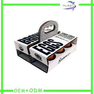 China Egg Corrugated Paper Box , Strong Food cardboard presentation boxes for sale