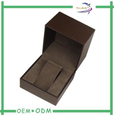 China Fashion Hinge Leatherette Paper Gift Boxes For Watches Holder Stand for sale