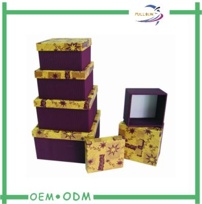 China Water Proof Decorative Storage Candy Gift Boxes With Foil Printed for sale