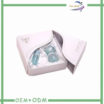 中国 ODM/OEM のハンドメイドの美のための正方形の塗被紙の化粧品のギフト用の箱 販売のため