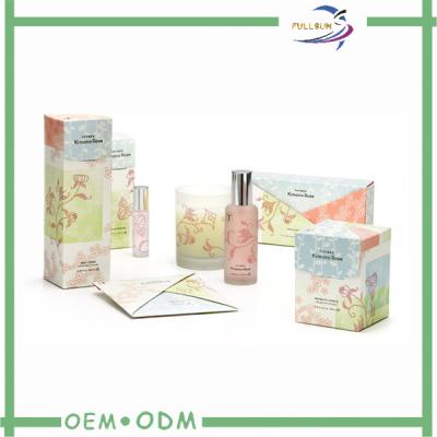 China Customized Luxury Cosmetic Gift Box PMS / CMYK 350G Coated Paper for sale