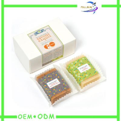 China Beauty Soap Gift Box Printed Paper Custom Logo Lid And Base for sale