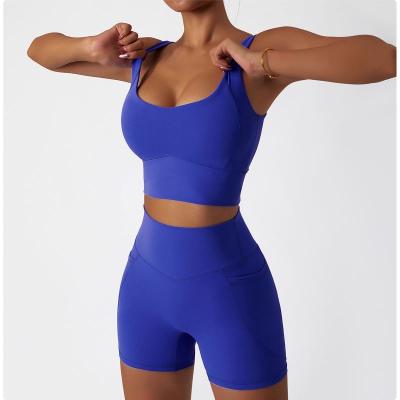 China Wholesale Breathable Fitness Yoga Clothing Set Women Gym Wear Active Gym Workout Clothes For Women for sale