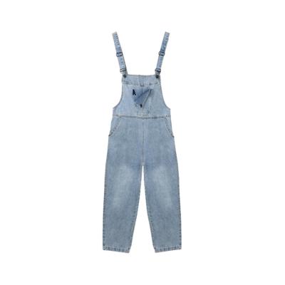 China 2022 QUICK DRY age-reducing women's straight pants new high-waist jeans Korean version one-piece jumpsuits for sale