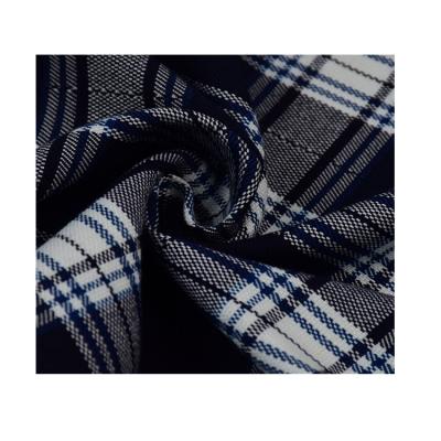 China Fashion Textile Plaid Pattern Breathable Plaid Patch Dyed Fabric For Women Clothes Dress Men's Shirts for sale