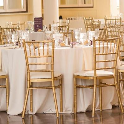 China Contemporary Customized Cushion Hotel Foyer Banquet Wedding Chairs Steel Chairs Decorations Chiavari Wedding Chair for sale