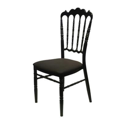 China Contemporary Hot Sale Metal Furniture Napoleon Chairs Stacking Chiavari Chairs Weddings for sale