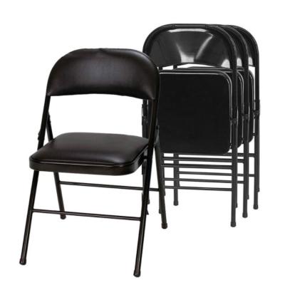 China Modern wholesale custom garden metal commercial outdoor stackable folding chair for wedding party events for sale