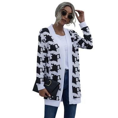 China 10706-SC96 Breathable Embroidered Custom Print Autumn Mid Length Women's Coat Sehe Fashion for sale