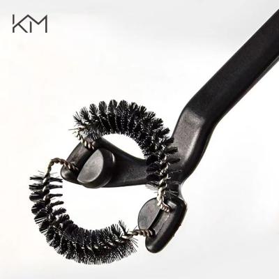 China Espresso Coffee Machine Cleaning Brush Coffee Machine Cleaning Brush Portafilter Nylon Anti-Scalding Detachable Brush for sale