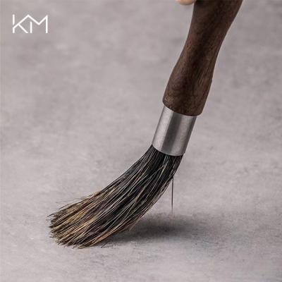 China Factory Durable Design Long Handle Portable Coffee Grinder Cleaning Brush Coffee Machine Cleaning Brush Coffee Grinder for sale