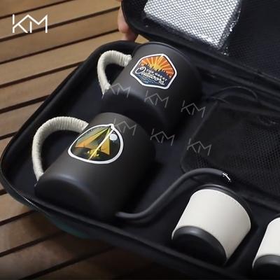 China Viable Portable Grinder Coffee Dripper Set Coffee Travel Brew Server Pour Over Drip Coffee Maker Gift Set V60 for sale