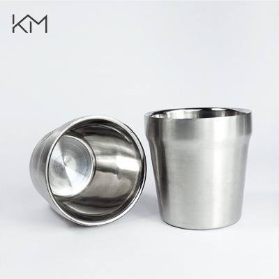 China Sustainable Customized Coffee Mugs Double Stainless Steel Multi Shape Bartender Tools Morden Coffee Mug for sale