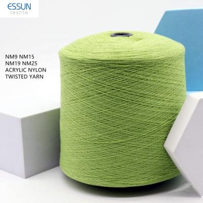 China TWISTED THREAD Thin Twisted Yarn Nm25 78%Acrylic 22%Nylon Covered Cool Yarn For Knitting Cardigan Sweater for sale