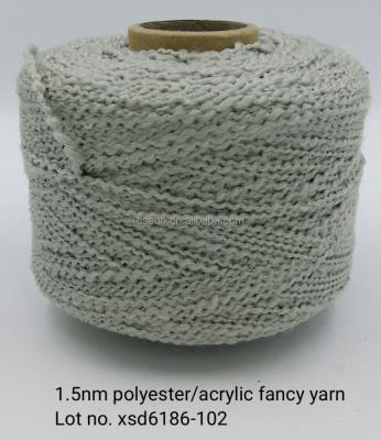 China Sustainable Nm1.5/1 Polyester Acrylic Blended Yarn Fancy Yarn Loop Yarn for sale