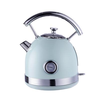 China 360 Degree 1.7 L Rotating Bottom Kettle Stainless Steel Dome Body Electric Kettle Water Heater for sale