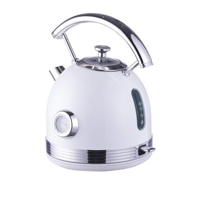 China 360 Degree Low Rotation Electric Tea Kettle Stainless Steel Kettle Water Heater Desktop Hotel Water Kettle for sale