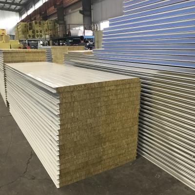 China Hotel Rock Wool Sandwich Panel For Acoustic Perforated Roof Panel for sale