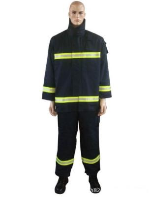 China EN469 Certificate 100%Nomex Antistatic Fire Fighting Suits For Firefighter for sale