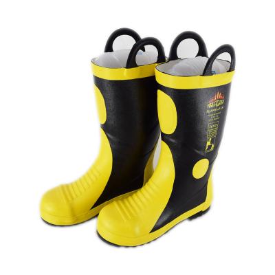 China Newly Fire Fighting Protection Gear Fireman EN15090 Firefighting Boots with Steel Toe and Steel Midsole for sale