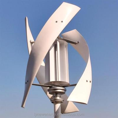 China Real wind power 1KW 1000W 12v 24v 48v 96v vertical generation wind generator turbine for rooftop for sale