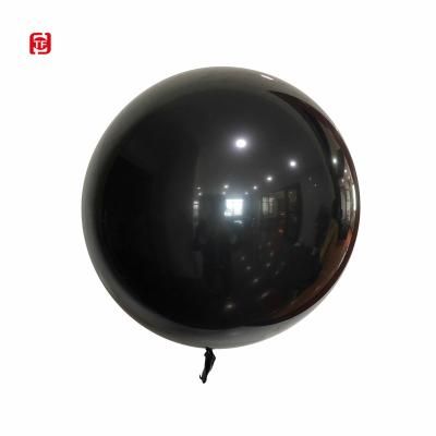 China TF Wedding New Hottest Metallic Colorful Bobo Balloons TPU Chrome Balloon Sphere Seamless Balloons Black 18inch 22inch and 32inch for sale