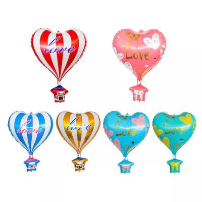 China Promotional Love Heart Shaped Balloon Toy 22 Inch 4D Hot Air Balloon Foil Boda Globos For Wedding Valentines Day Party Decoration for sale