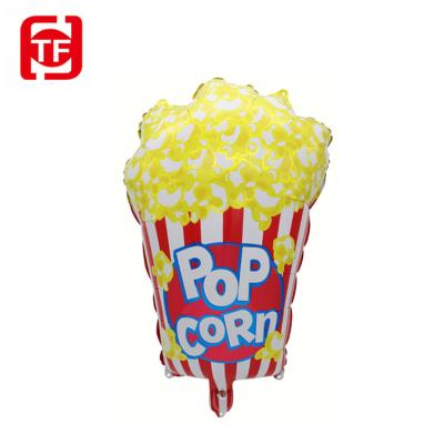 China Cheap Custom Gift Toy Popcorn Shape Party Decoration Helium Foil Balloons for sale