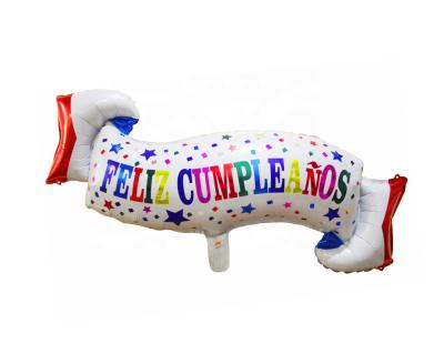 China TF Auto Seal Feliz Cumpleanos Happy Birthday Party Spanish Balloons Birthday Banner Foil Helium Balloons Foil Balloons Kids Baby Shower for sale