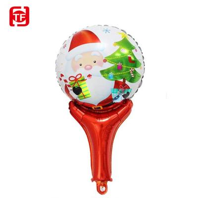 China 2018 Gift Toy Alibaba Hot Sell Kids Toys 30*50cm Hand Stake Stick Balloons Inflatable Air Clap Stick Foil Balloons for sale