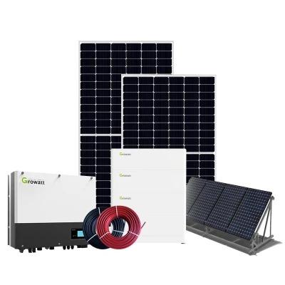 China Home Complete Solar System For Home 5kw 10kw 50KW Off Grid Solar Power System With Lithium Battery And Workers Free Installation for sale