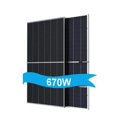 China Summit Trina Solar Power System 650W 660W Trina Solar Panel 670w High Efficiency 21.6% for Solar Power System for sale