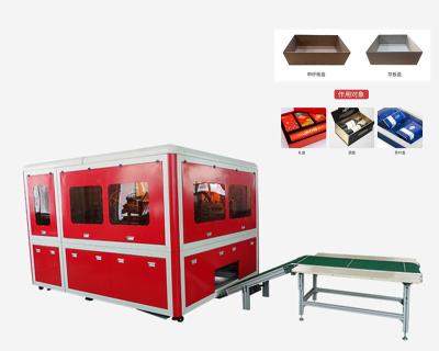 China Top Quality CLOTHING Rig Molding Automatic Gift Box Multifunction Line-wrapping Rigid Packaging Machine for sale