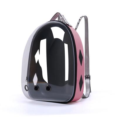 China Double Shoulder Capsule Pet Backpack Cat Carriers Bag Airline Approval Cat And Dog Breathable Stored Bag for sale