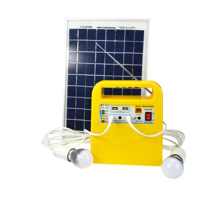 China 10W 20W 30W 50W mini home solar power lighting system/portable DC solar kits for home for sale