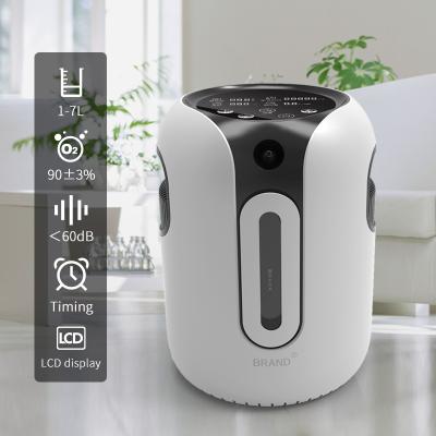 China 2021 Home 7L Electric Portable Touch Screen Oxygen Concentrator Oxygen-Product Purity Concentrator New Large 290*290*370mm for sale