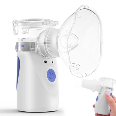 China For commercial & New Arrival Ultrasonic Rechargeable Humidifiers Nebulizador Home Use Mesh Nebulizer Portable Mask Machine for sale