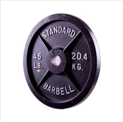 China Standard Cast Iron Fitness Equipment Weightlifting Plate Iron Barbell Gym Calibration Plate for sale