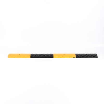 China 100*10*2CM Durable Mini Road Safety Speed ​​Bumps Rubber Speed ​​Bump for sale