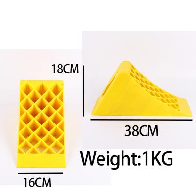 China 38*16*18CM PV Wheel Chock Safety Tire Cap For Car Parking 38*16*18CM for sale