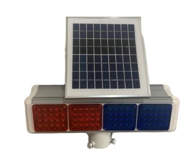 China Aluminum Alloy Solar Flashing Road Safety Lamp LED Warning Light Warning Lights for sale